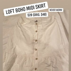 LOFT Boho Skirt